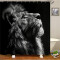 Rideau de douche Lion animal 120x180 cm - miniature