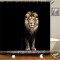 Rideau de douche Lion animal 150x180 cm - miniature