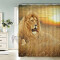 Rideau de douche Lion couleur 120x180 cm - miniature