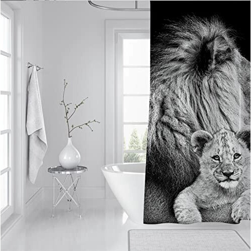 Rideau de douche Lion 90x180 cm variant 1 