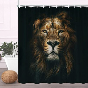 Rideau de douche Lion rideaux de douche 165x220 cm