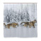 Rideau de douche Loup multicolore - miniature