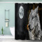 Rideau de douche Loup couleur 120x180 cm - miniature variant 2