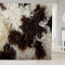 Rideau de douche Mouton multicolore 140x180 cm - miniature