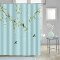 Rideau de douche Oiseau x sur branche 180x180 cm - miniature