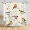 Rideau de douche Oiseau mignon x 140x180 cm - miniature variant 1