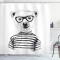 Rideau de douche Ours multi 175x180 cm - miniature