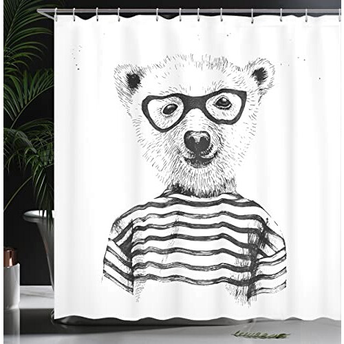 Rideau de douche Ours multi 175x180 cm variant 2 