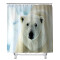 Rideau de douche Ours blanc 90x180 cm - miniature