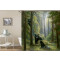 Rideau de douche Ours forêt & 180x180 cm - miniature
