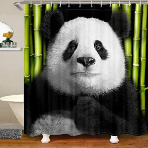Rideau de douche Panda animal 120x200 cm