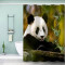 Rideau de douche Panda couleur 180x200 cm - miniature
