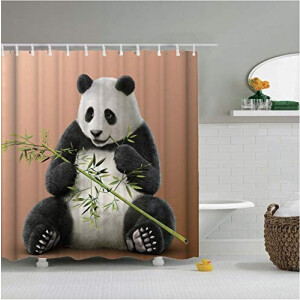 Rideau de douche Panda 180x200 cm