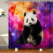 Rideau de douche Panda Étoilé 240x200 cm - miniature variant 1