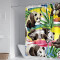 Rideau de douche Panda aquarelle 180x180 cm - miniature variant 2