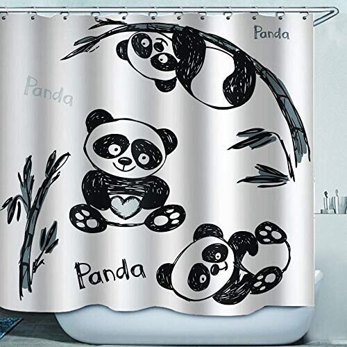 Rideau de douche Panda 150x180 cm variant 0 