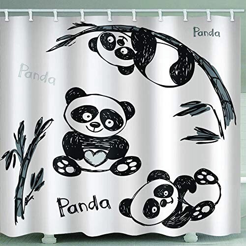 Rideau de douche Panda 150x180 cm variant 1 