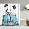 Rideau de douche Panda 140x180 cm - miniature variant 1