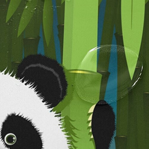 Rideau de douche Panda multicolore 152x183 cm variant 2 