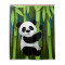 Rideau de douche Panda multicolore 152x183 cm - miniature variant 1