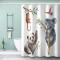 Rideau de douche Panda couleur 120x180 cm - miniature variant 2