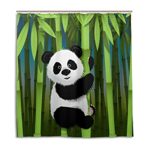 Rideau de douche Panda 167x182 cm