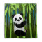Rideau de douche Panda 167x182 cm - miniature