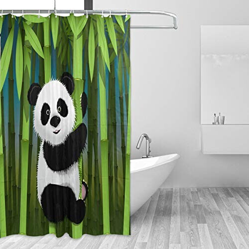 Rideau de douche Panda 167x182 cm variant 0 