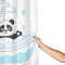 Rideau de douche Panda adorable prenant une douche À bulles 183x214 cm - miniature variant 3