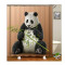 Rideau de douche Panda multicolore 90x180 cm - miniature