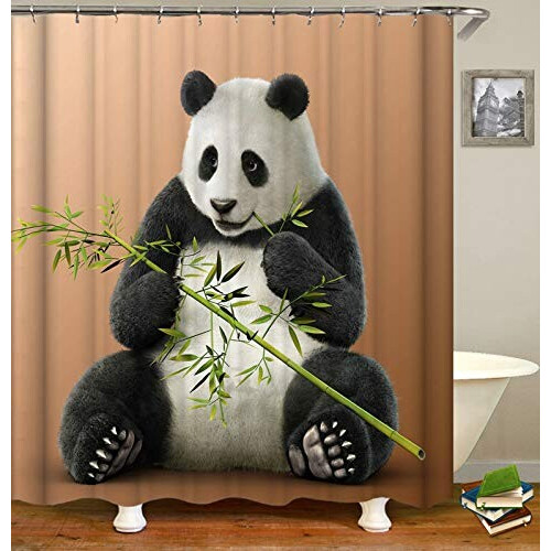 Rideau de douche Panda multicolore 90x180 cm variant 0 