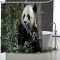 Rideau de douche Panda 90x180 cm - miniature