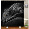 Rideau de douche Panthère grise 180x200 cm - miniature