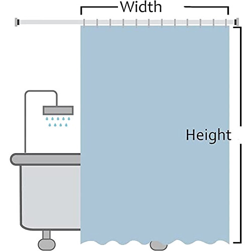 Rideau de douche Panthère grise 180x200 cm variant 0 