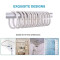 Rideau de douche Panthère avec crochet 120x180 cm - miniature variant 2