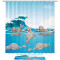 Rideau de douche Phoque multi-couleur - miniature