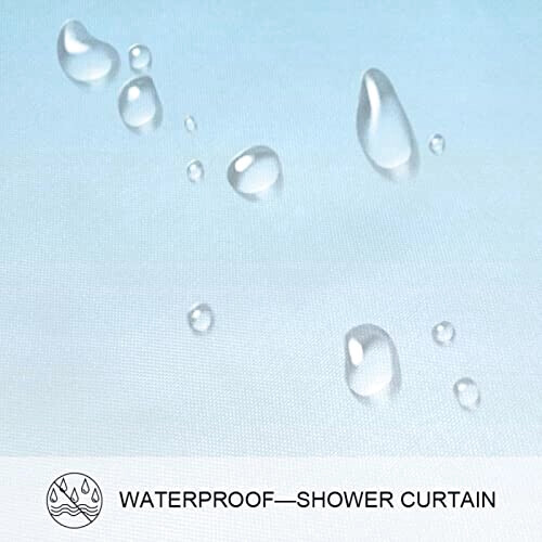 Rideau de douche Phoque multi-couleur variant 1 