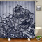 Rideau de douche Pieuvre 165x180 cm - miniature