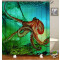 Rideau de douche Pieuvre couleuré 90x180 cm - miniature variant 1