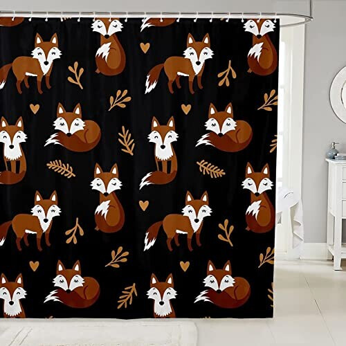 Rideau de douche Renard 120x200 cm