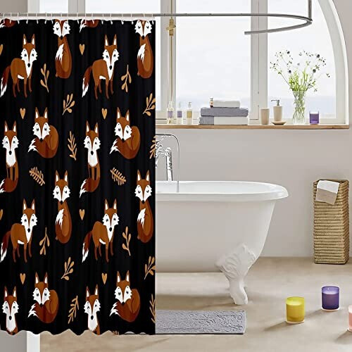Rideau de douche Renard 120x200 cm variant 1 