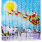 Rideau de douche Renne multicolore 180x180 cm - miniature