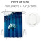 Rideau de douche Requin grand blanc 180x180 cm - miniature variant 1