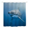 Rideau de douche Requin blanc 150x180 cm - miniature
