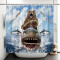 Rideau de douche Requin bleu 90x183 cm - miniature variant 1