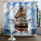 Rideau de douche Requin bleu 90x183 cm - miniature variant 2