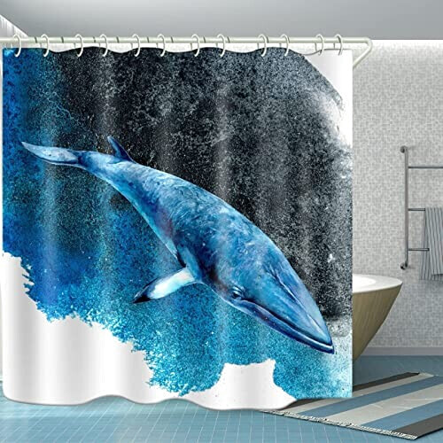 Rideau de douche Requin 240x200 cm variant 1 