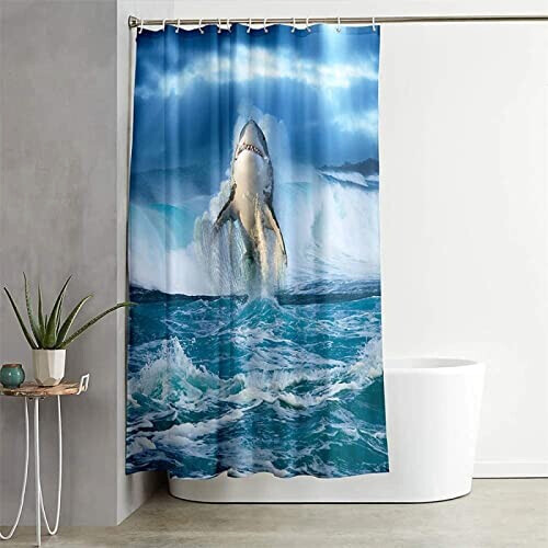 Rideau de douche Requin 240x200 cm variant 0 