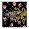 Rideau de douche Requin noir 180x180 cm - miniature