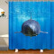 Rideau de douche Requin océanique 240x200 cm - miniature
